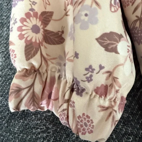 Stylish lightweight Designer waterproof Max Studio 18M Floral toddler Raincoat - Picture 5 of 9